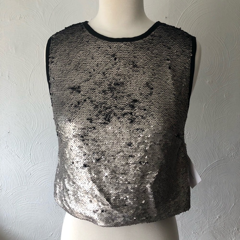 Stella Luce Sequin Crop Top